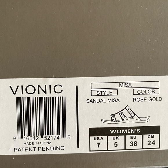 Vionic sandals - New condition - only worn once around my house - Picture 6 of 6